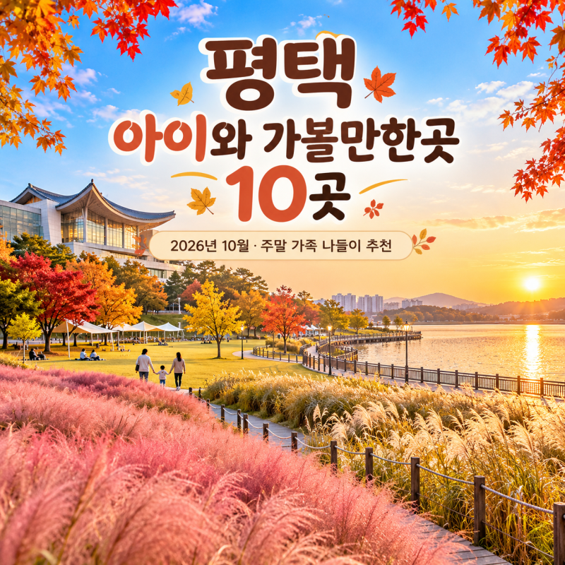 2026년 10월 평택 아이와 가볼만한곳｜주말 가족 나들이 추천 10곳