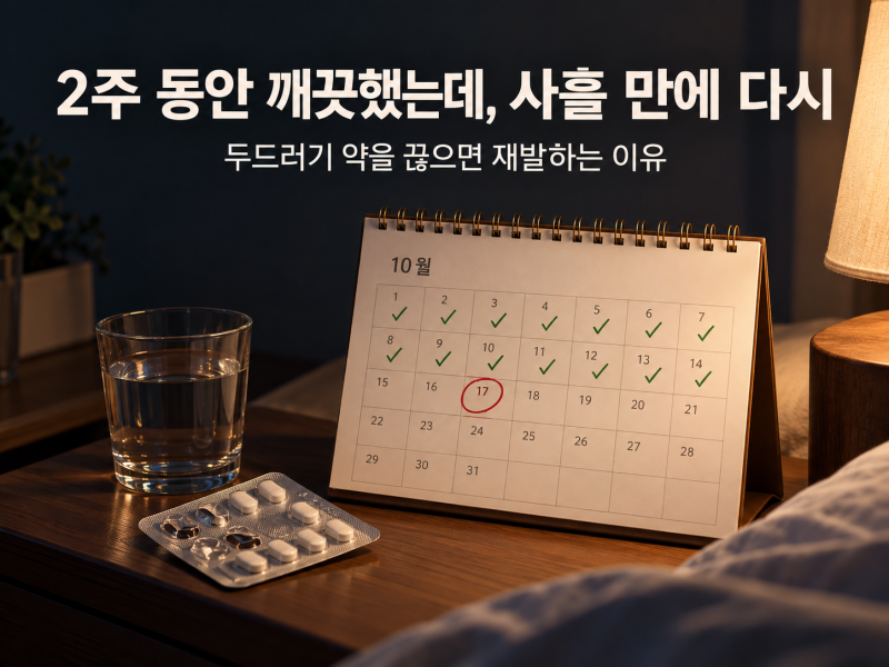 두드러기 약 끊으면 재발하는 진짜 이유는?