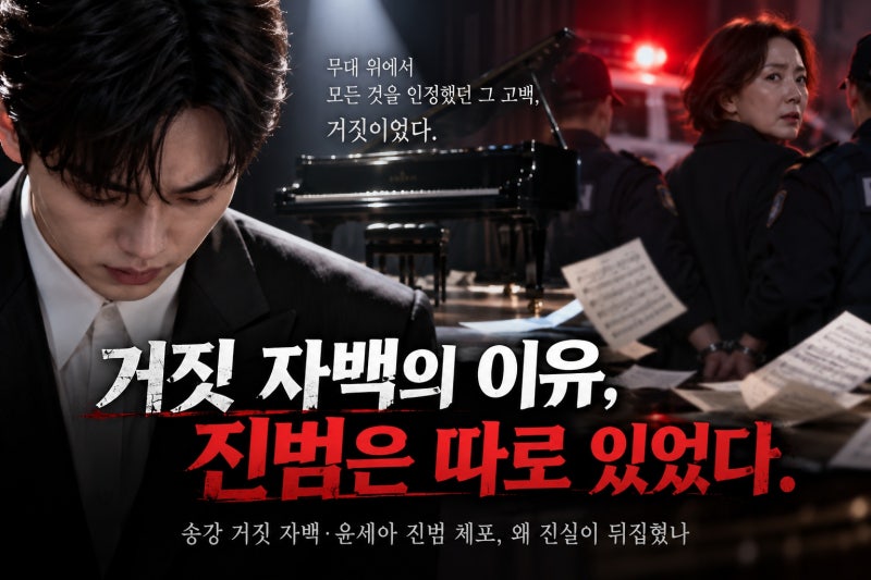 송강 거짓 자백·윤세아 진범 체포, 왜 진실이 뒤집혔나