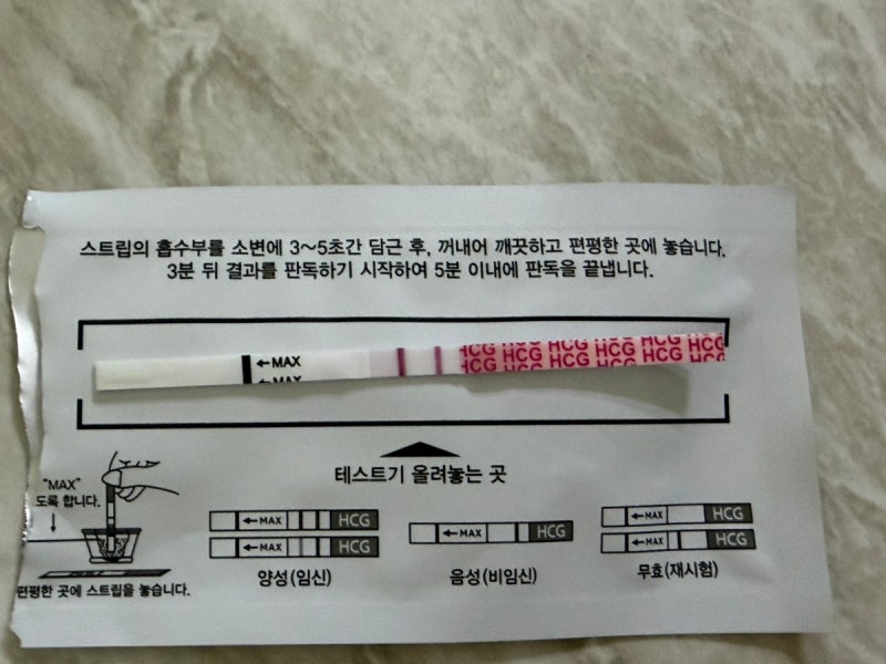 임신준비4. 임테기 두줄확인 후 임테기 더딤, 역전 후 주수밀림, 계류유산까지…