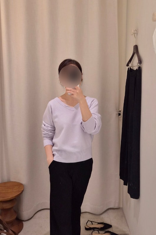 시에 sie 매장 방문 후기 * 마레 니트 라벤더/페일블루