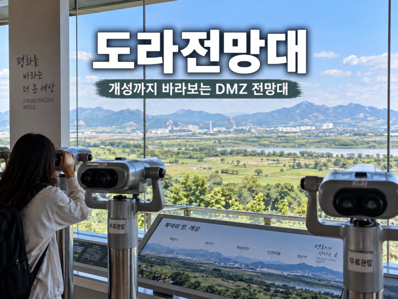 도라전망대, 개성까지 바라보는 DMZ 전망대｜신분증·예약·이용방법