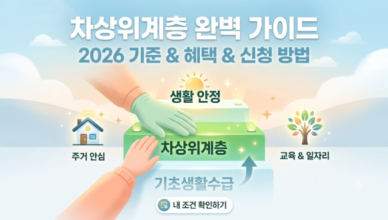 "차상위계층" 총정리 - 개념·소득 기준 계산법부터 공과금 감면 혜택, 신청 절차 및 꿀팁까지
