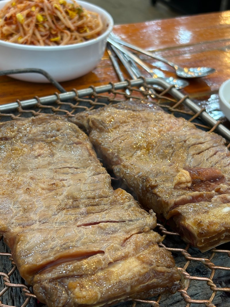 원주 단계동 맛집 돼지 왕구이 박대감화로구이
