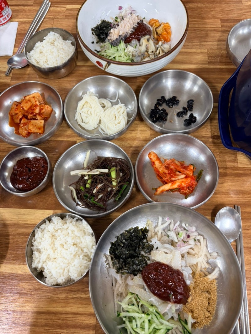 포항물회 현지인 맛집 오대양물회 고추장 물회 후기