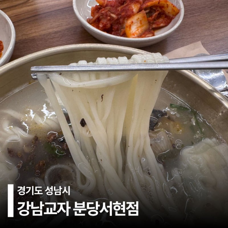 서현역 맛집 점심 혼밥하기 좋은 강남교자 분당서현점