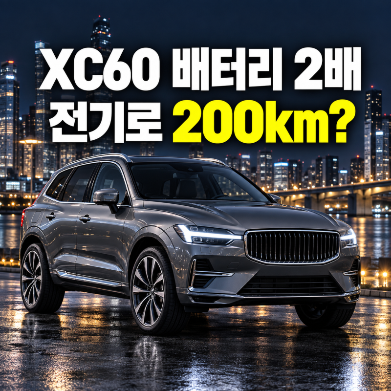 볼보 XC60 B5 7,330만 원 지금 살까? PHEV 전기 주행 89km→189km