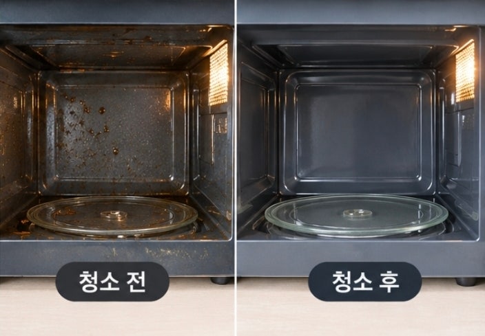 전자레인지 냄새 날 때 확인할 곳 5가지, 청소 순서까지 정리