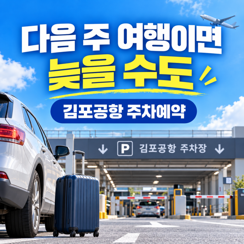 “주말에는 하루 3만원” ㅣ김포공항 주차장 요금·예약·공식주차대행·할인 받는 방법