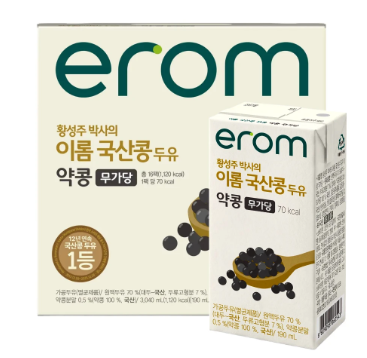 이롬 약콩 무가당 두유 190ml 16개 최저가 비교 + 아침식사 활용법