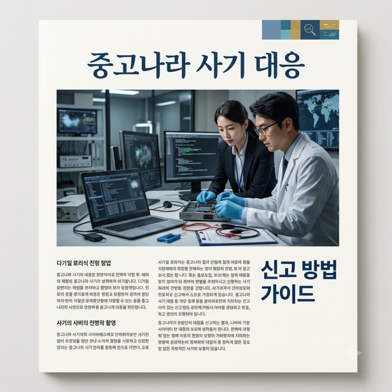 중고나라 사기 대응 방법: 경찰 신고부터 환불까지