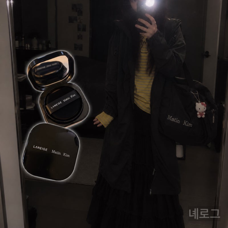 라네즈 마뗑킴 콜라보 네오쿠션 뮤이 내돈내산, 10월 올영픽 더플백 후기