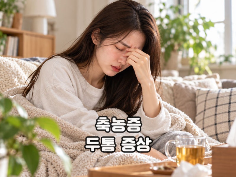 축농증 두통 증상 부비동염 코막힘 원인은?
