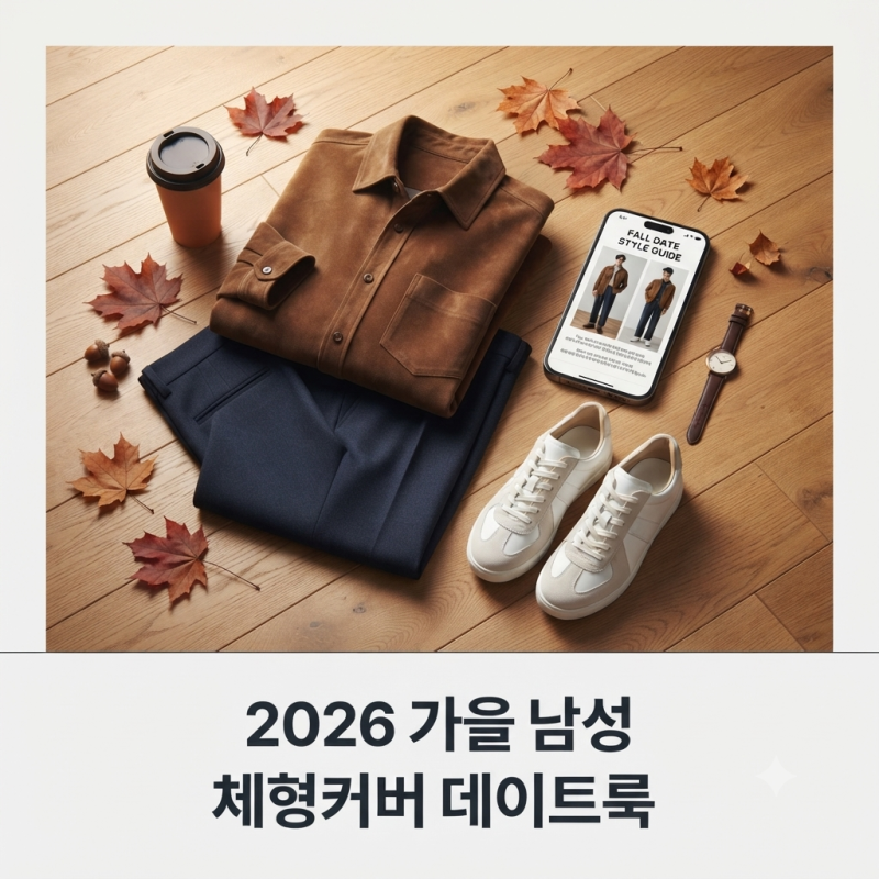 2026 가을, 썸타는 사이 '심쿵'을 부르는 남성 패션의 핵심(통통,뚱뚱? 상관없이 입기 좋은 매....