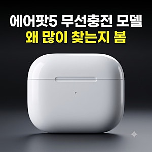 에어팟5 무선충전 모델 vs 일반형 차이점 솔직 비교 추천