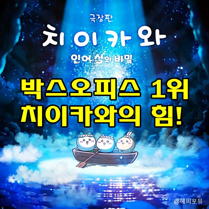 극장판 치이카와 인어 섬의 비밀 정보 박스오피스 1위 인기 이유
