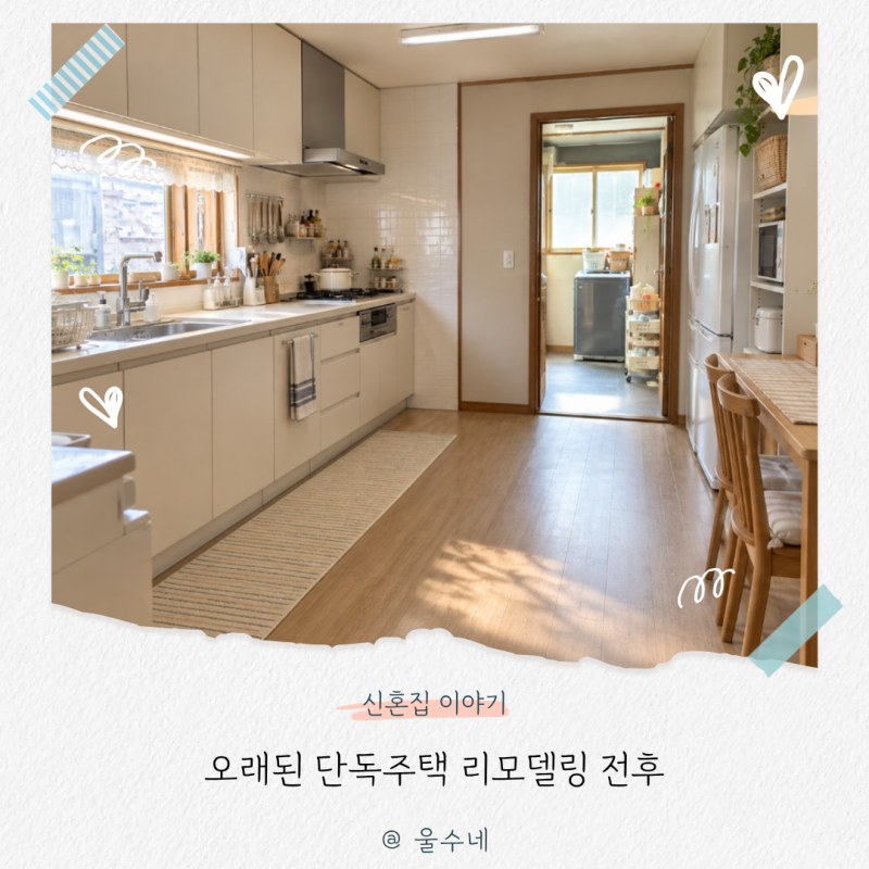 “헉, 밖에서 본 집이랑 너무 다른데요?” 오래된 단독주택 리모델링 전후