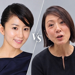 보정 전과 후... 59세 김희애 주름 논란