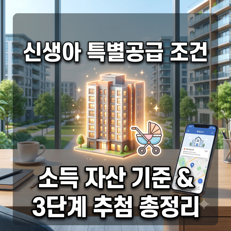 혼인신고 없이 아파트 청약? 신생아 특별공급 임신 입양 무주택 조건