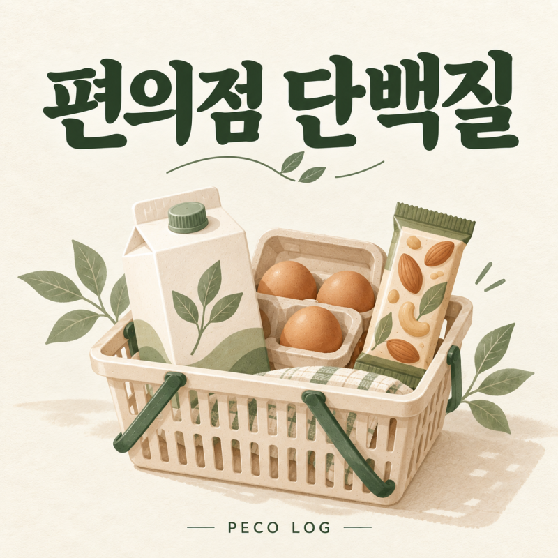 편의점 단백질 음식｜음료·간식·한 끼, 포장지에서 볼 곳이 달라요