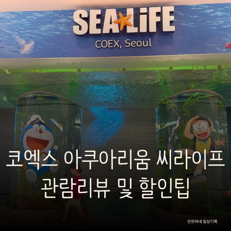 서울 아이와 나들이 코엑스 아쿠아리움 씨라이프 할인 입장권 인어쇼 시간
