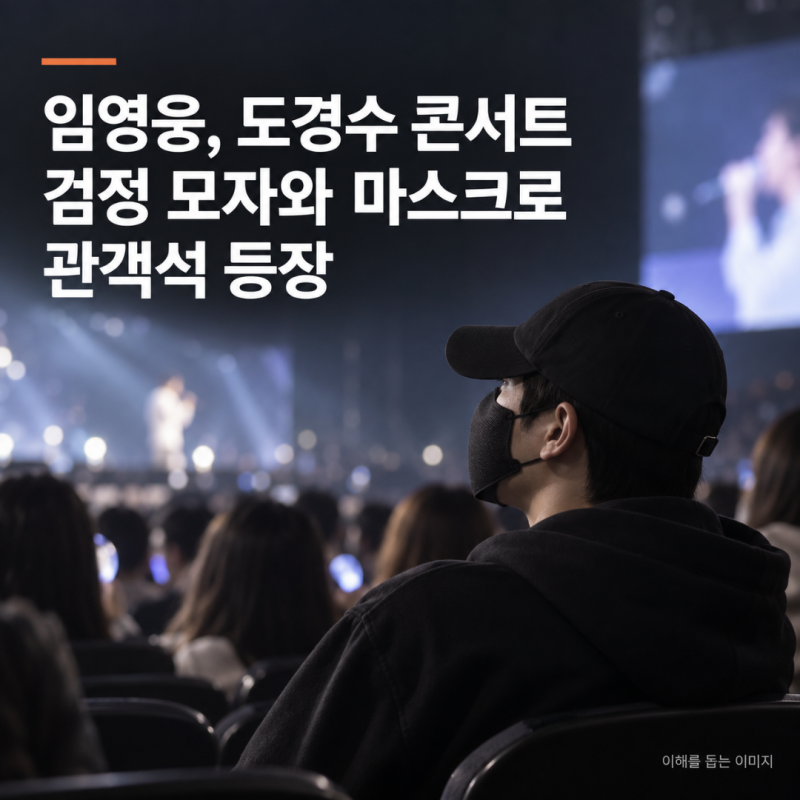 "무대 밖에서도 반가워요" 임영웅 도경수 콘서트 킨텍스 방문 목격담 복장 근황