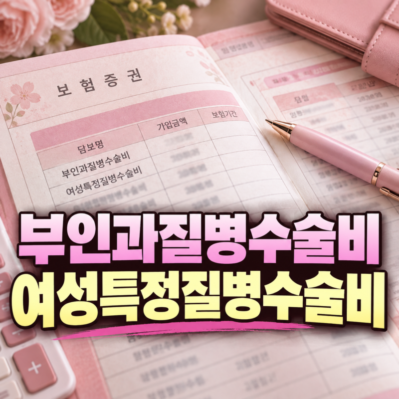 부인과 여성특정질병수술비 차이, 진단서 코드로 확인하는 법