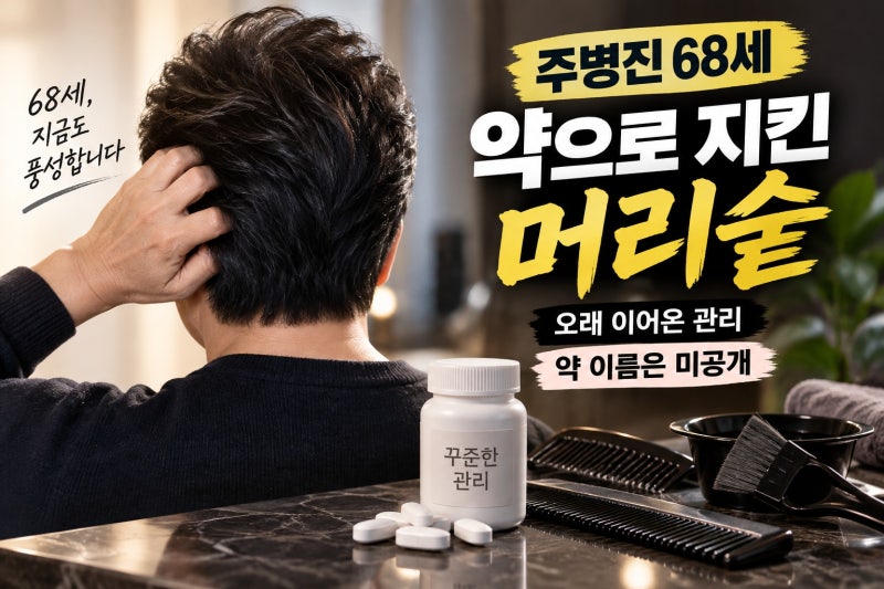주병진 68세 머리숱 비결 공개, 약 복용 사실과 주의점