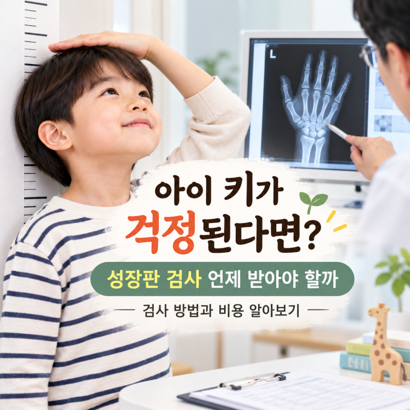 아이 키가 걱정된다면? 성장판 검사 언제 받아야 할까, 검사 방법과 비용 알아보기
