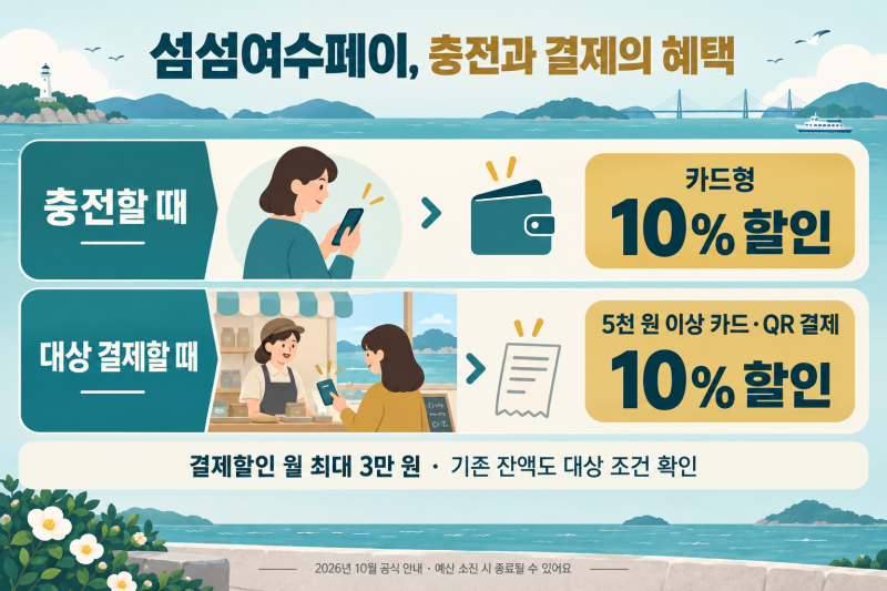 섬섬여수페이 10월 특별할인, 기존 잔액도 결제할인 대상일까요?