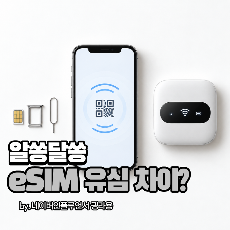 일본 여행 eSIM 유심 차이, 로밍과 포켓 와이파이까지 정리 비교 완료했어요