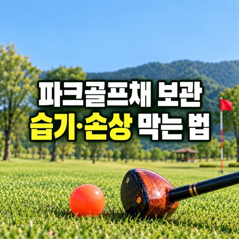 파크골프채 보관 방법, 그립·헤드·습기는 어떻게 관리할까? 클럽 손상 줄이는 점검 기준