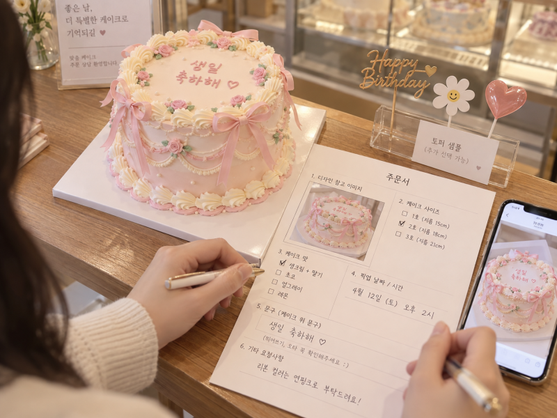 청주케이크, 문구와 토퍼 주문 실수를 줄이는 방법