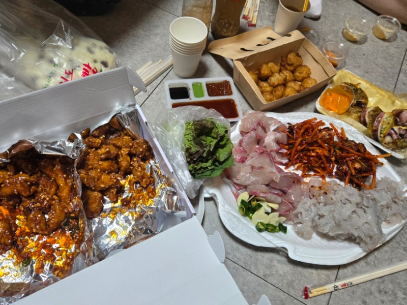 [속초 아바이마을~관광수산시장] 갯배타고 먹거리 가득 맛집으로!