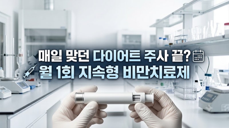 매일 맞던 다이어트 주사 끝? 월 1회 지속형 비만치료제 원리와 위고비·마운자로 차이점 완....