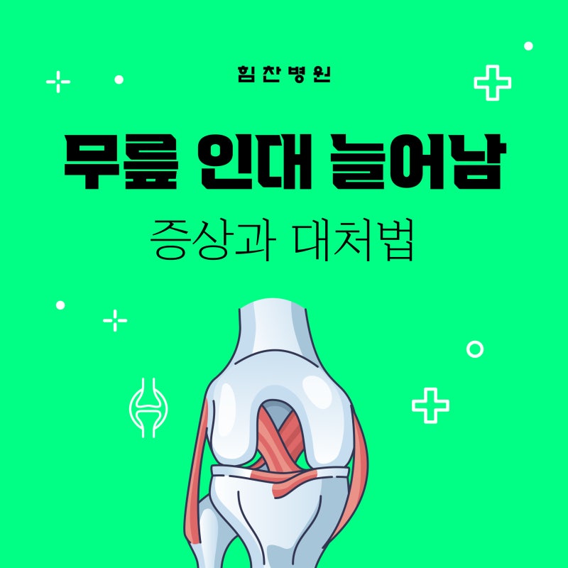 무릎 인대 늘어남 증상과 대처법