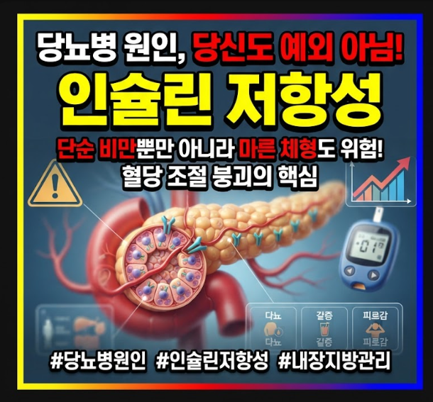 당뇨병 원인, 단 음식 때문일까? 1형·2형 차이와 초기 신호