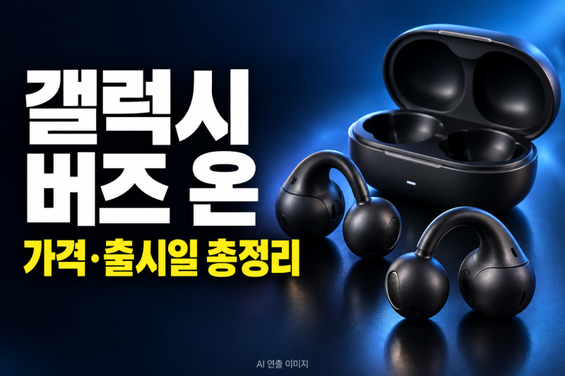 갤럭시 버즈 온 가격·출시일 공개, 삼성 첫 클립형 이어폰 특징 정리
