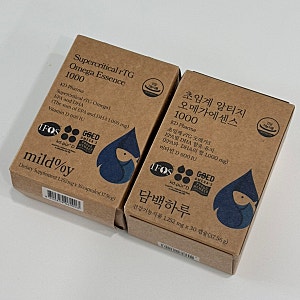 다낭성& 임신준비 오메가3 추천 | 담백하루 초임계 rTG 오메가3 1000 솔직 후기 (EPA+DHA 1000mg, 비....