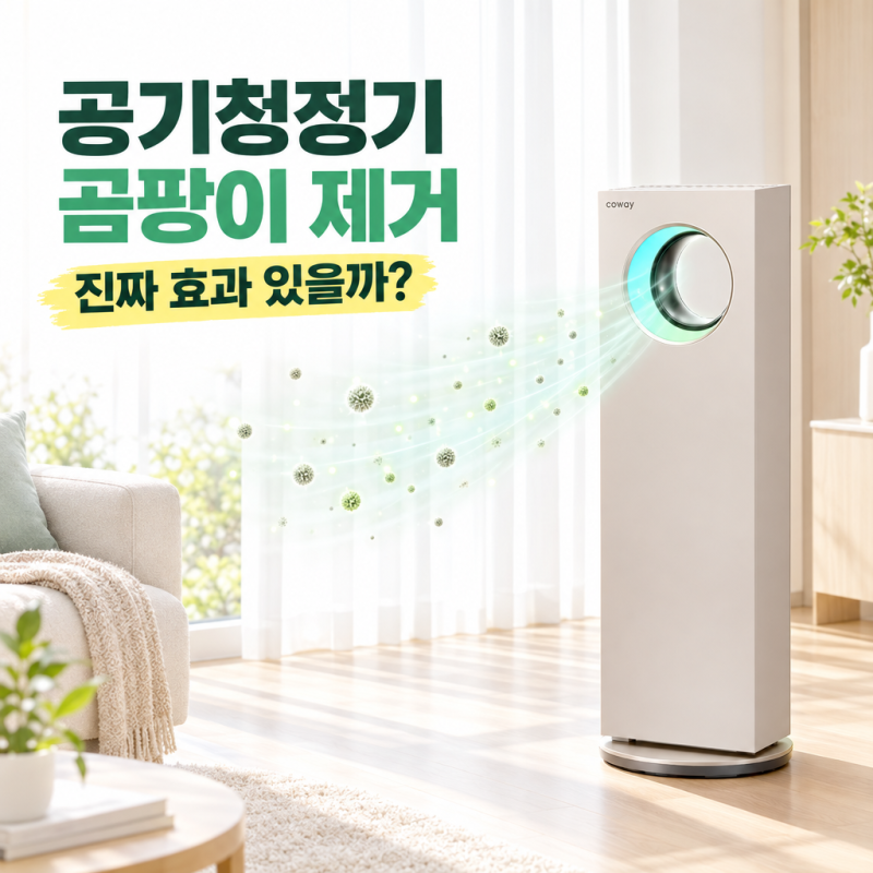 공기청정기 곰팡이 제거, 정말 가능할까? 전문가가 밝히는 필터 원리와 의학적 효과