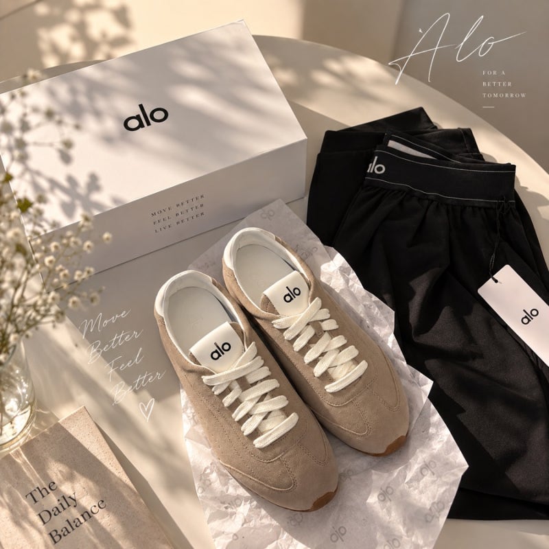 알로 요가 도산점 피팅 후기｜Alo Yoga 선셋스니커즈•트라우저 사이즈 & 온라인 구매 후기