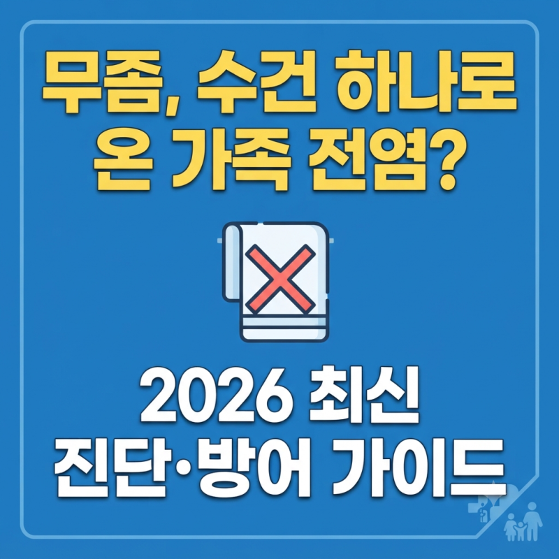 무좀 가족 전염 진짜될까? 99%가 놓치는 가정 내 피부진균 감염 경로와 방어법