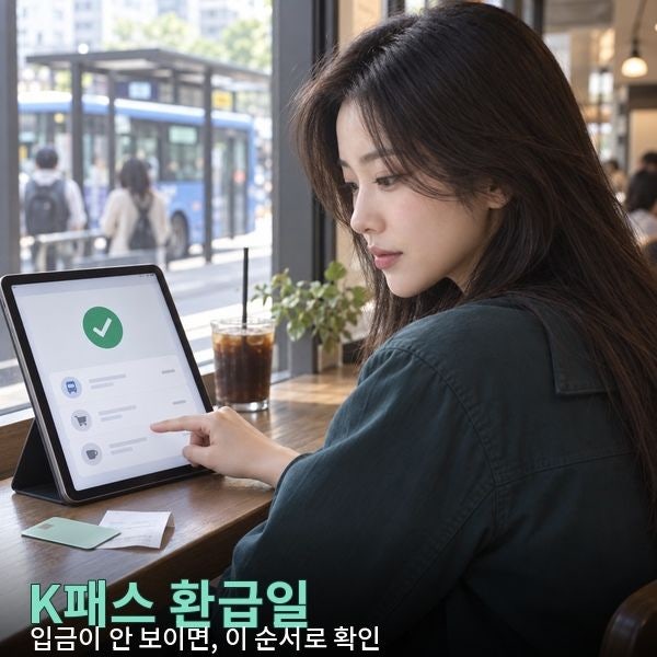 K패스 환급일 언제 들어오나, 환급 계좌 확인