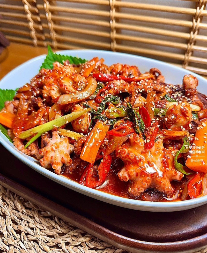 쭈꾸미볶음 레시피 쭈꾸미손질 양념 소스 만들기