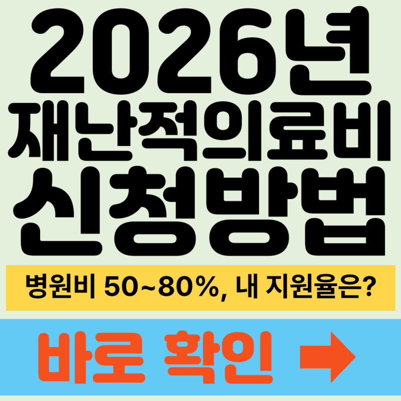 재난적 의료비 지원사업 신청방법, 소득별 50~80% 돌려받는 법