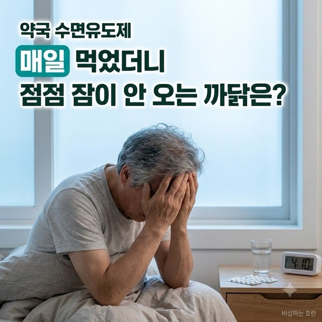 약국 수면유도제 매일 먹었더니… 점점 잠이 안 오는 까닭은?