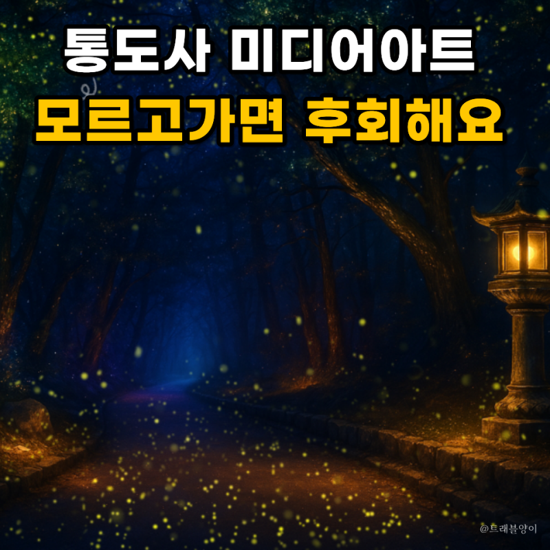 통도사 미디어아트 안 보면 무조건 후회하는 3가지
