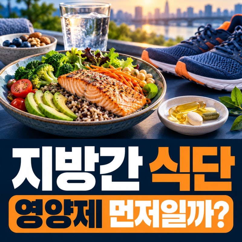 지방간 식단·운동과 간수치, 영양제보다 먼저 확인할 관리 방향