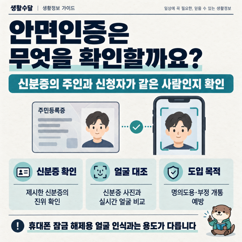 휴대폰 개통 안면인증 어떻게 하나?｜신분증·얼굴 촬영·실패 시 대처