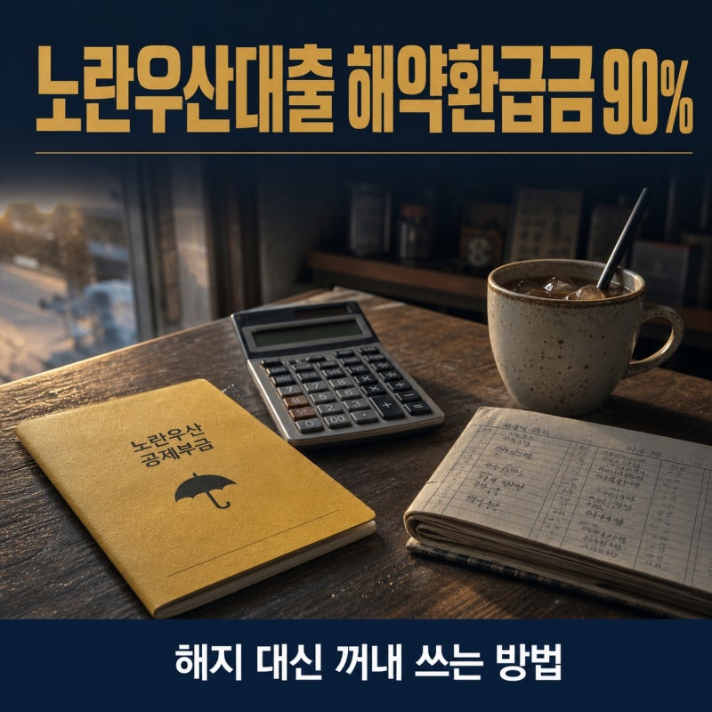 사업자 신용대출 알아보기 전에, 내가 넣은 노란우산대출 한도부터 확인했습니다